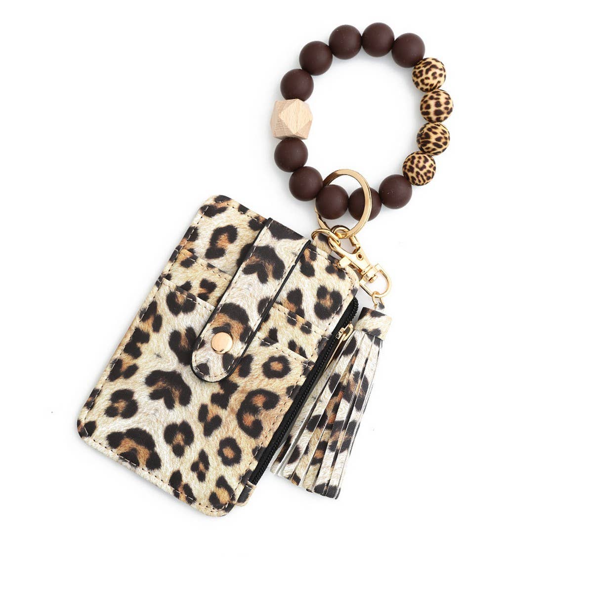 Silicone Wristlet Keychain Card Holder Wallet_Cwmm10122