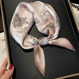 PURE SILK RIBBON SCARF 100 MULBERRY LONG TIE_CWASC0542