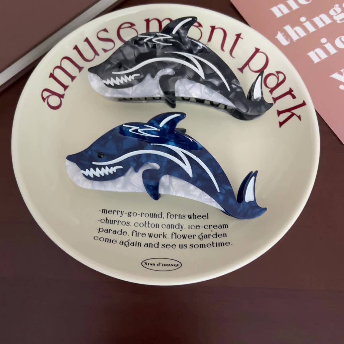 SHARK SERIES ACETATE HAIR CLAW CHIC BACK CLIP_CWAHA5964