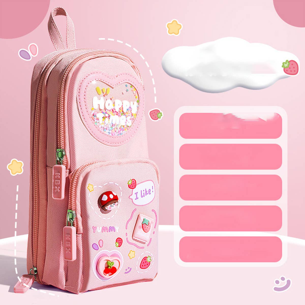 CUTE LARGE CAPACITY THREE LAYER PENCIL POUCH_CWAB2800