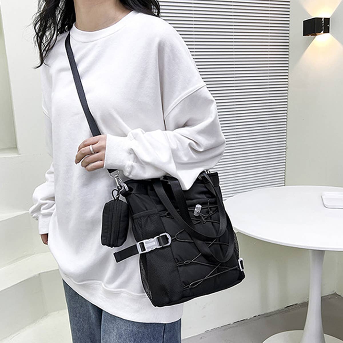 New Drawstring Backpack Shoulder Bag_Cwab1752