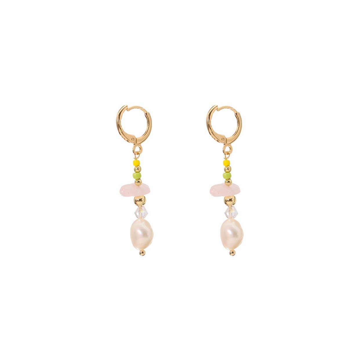 HIGH GRADE RETRO NATURAL PEARL EARRINGS FOR WOMEN_CWAJE3812