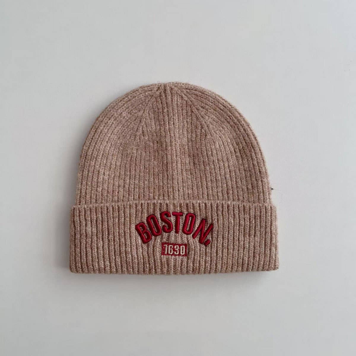 Winter Childrens Embroidered Letter Knitted Hat_Cwah2931