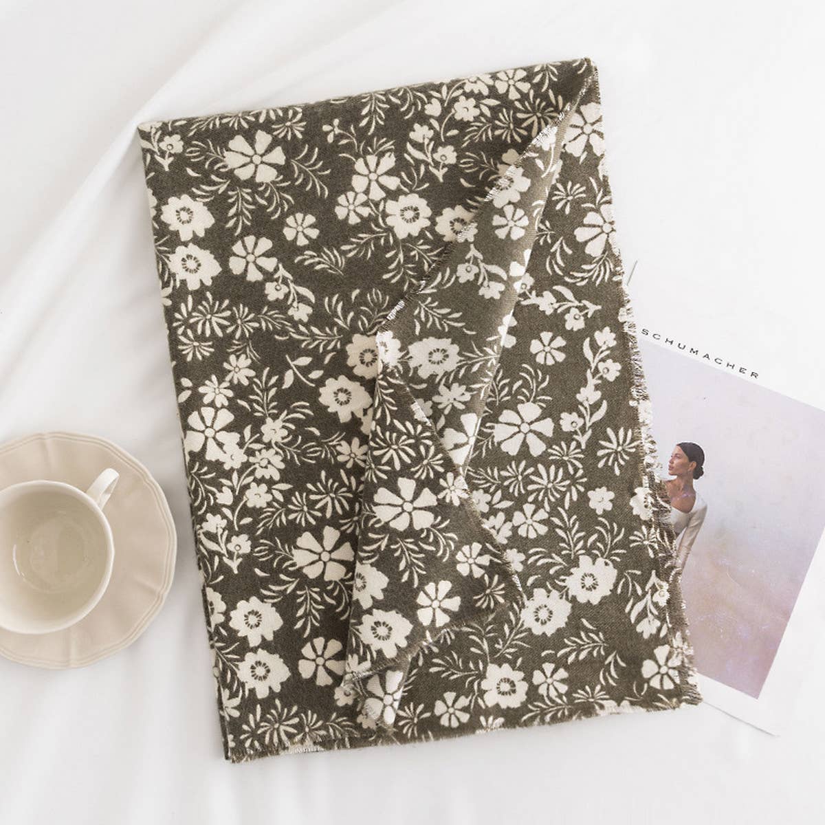 Vintage Knit Scarf Fall/Winter Couples Wrap