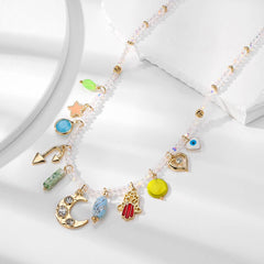 FASHION PENDANT NECKLACE BRACELET COMBINATION_CWAJE2837