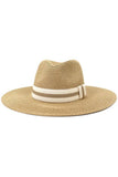 CASUAL SUMMER BANDING PANAMA HAT_CWAH102
