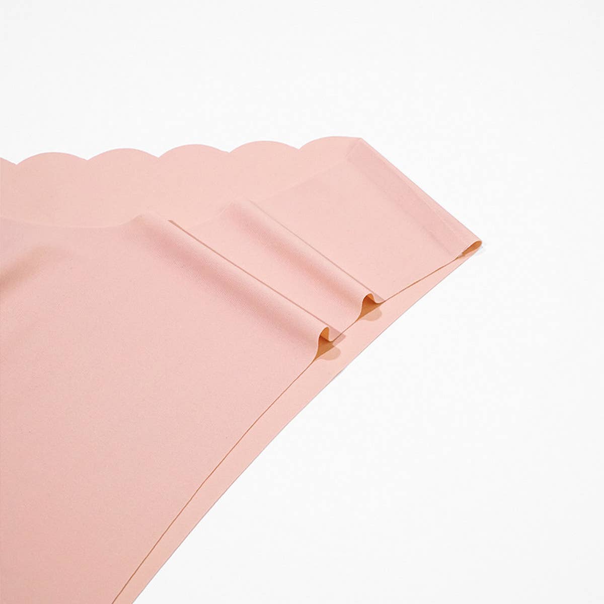 SEAMLESS ICE SILK WAVY LACE UNDERWEAR_CWMU0273