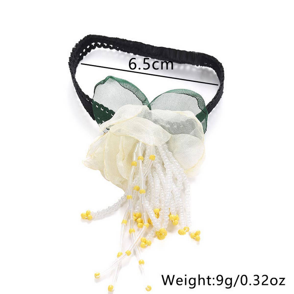 BOHO FLOWER TASSEL ANKLET HANDMADE_CWMM6351