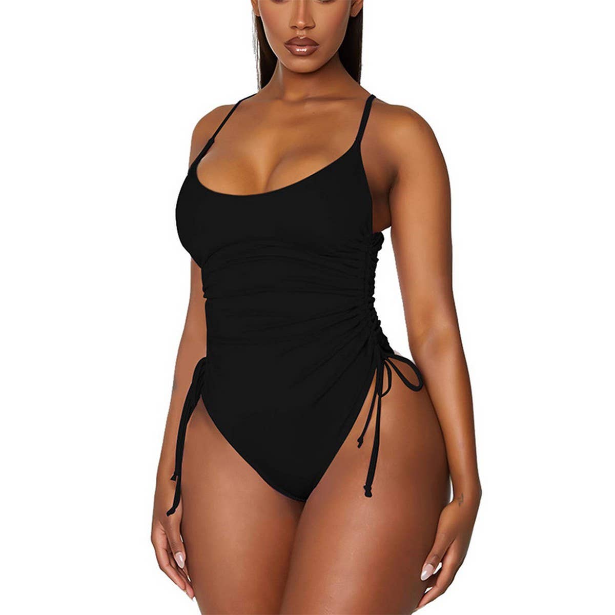 Womens Sexy Leopard Print One-Piece Swimsuit