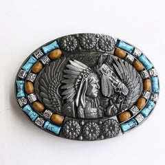 Western Retro Belt Buckle For Men_Cwabe0429
