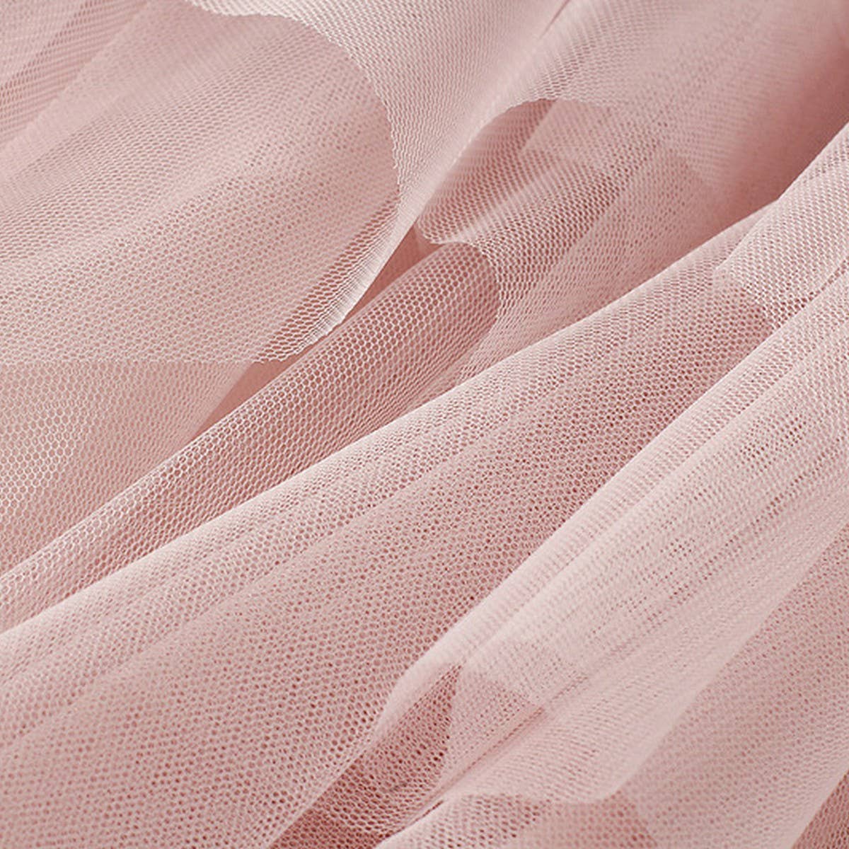 10 COLORS ELASTIC WAIST TIERED TULLE MESH SKIRT_CWBLS0396