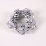ELEGANT PEARL SATIN BOW ELASTIC HAIR TIE_CWAHA6881