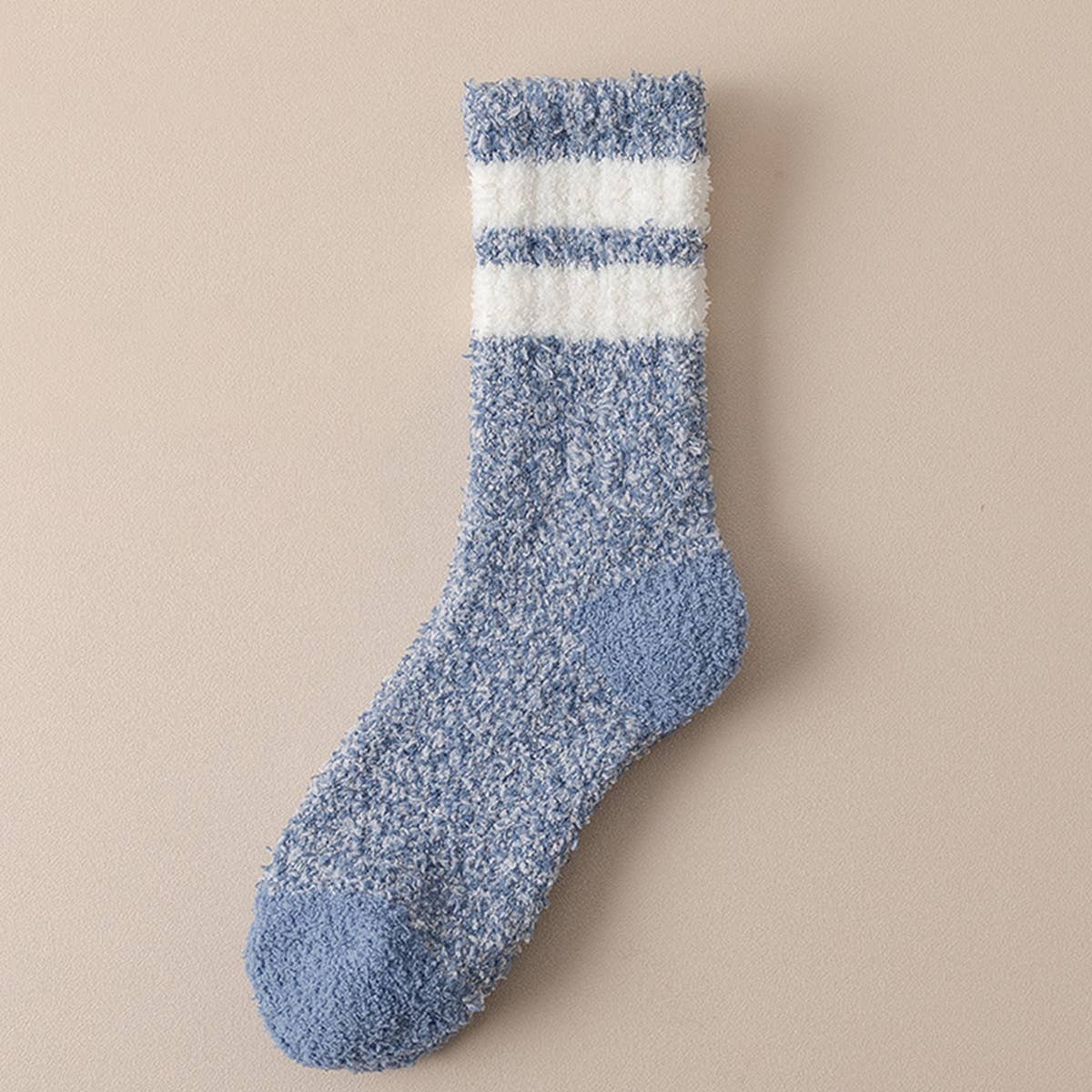 AUTUMN AND WINTER MID LENGTH THICK FLEECE SOCKS_CWMS0772