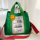 LARGE CAPACITY CUTE CANVAS SHOULDER BAG TOTE BAG_CWAB1674