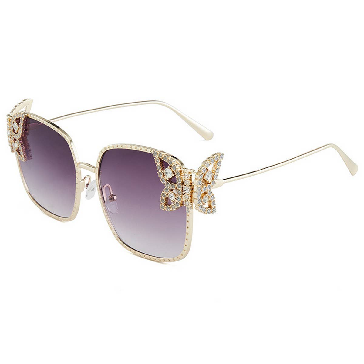 LUXURY RHINESTONE BUTTERFLY FRAME SUNGLASSES_CWASG1163
