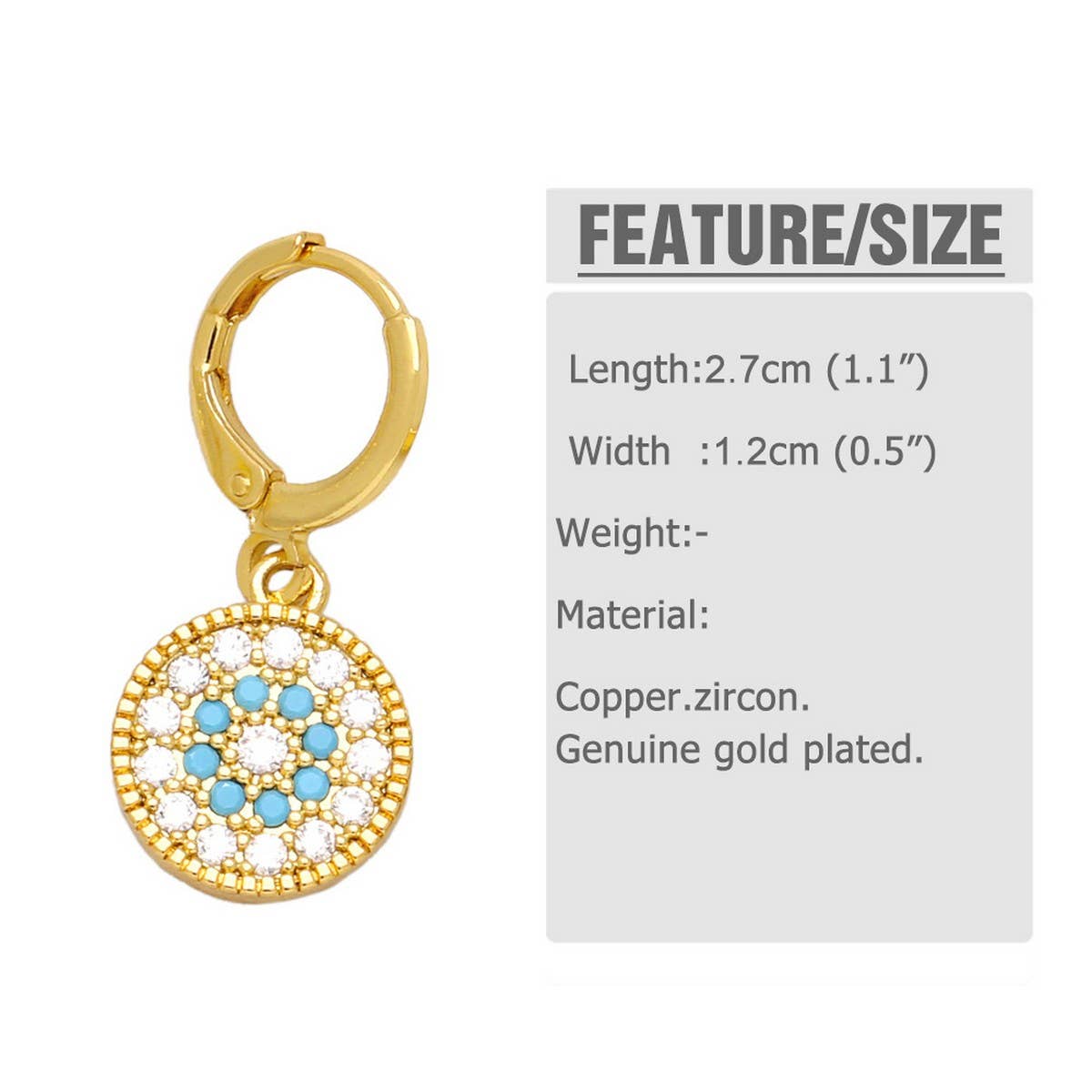 BEADED PEARL EYE DANGLE EARRINGS HYPOALLERGENIC_CWAJE0980