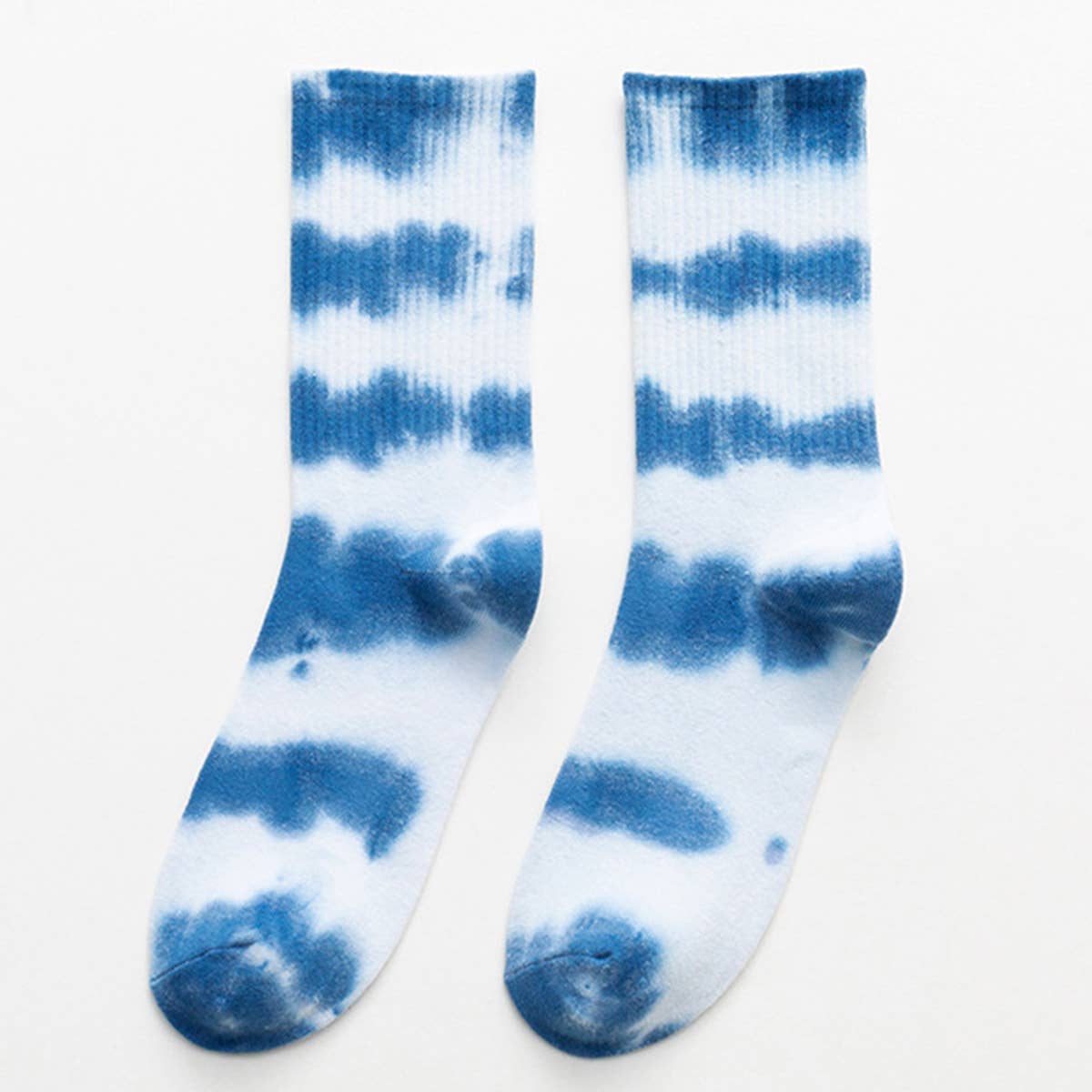 SIMPLE TIE DYED HIGH TOP SOCKS_CWMS0263