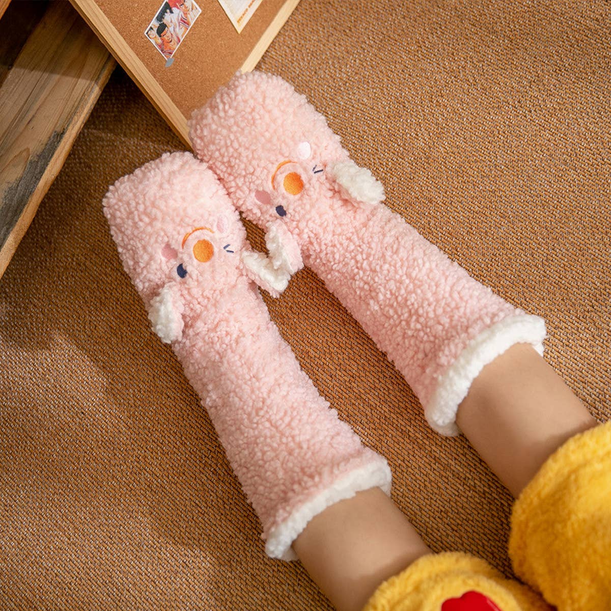 CARTOON WARM FUZZY INDOOR SLIPPER SHOES_CWMS0716