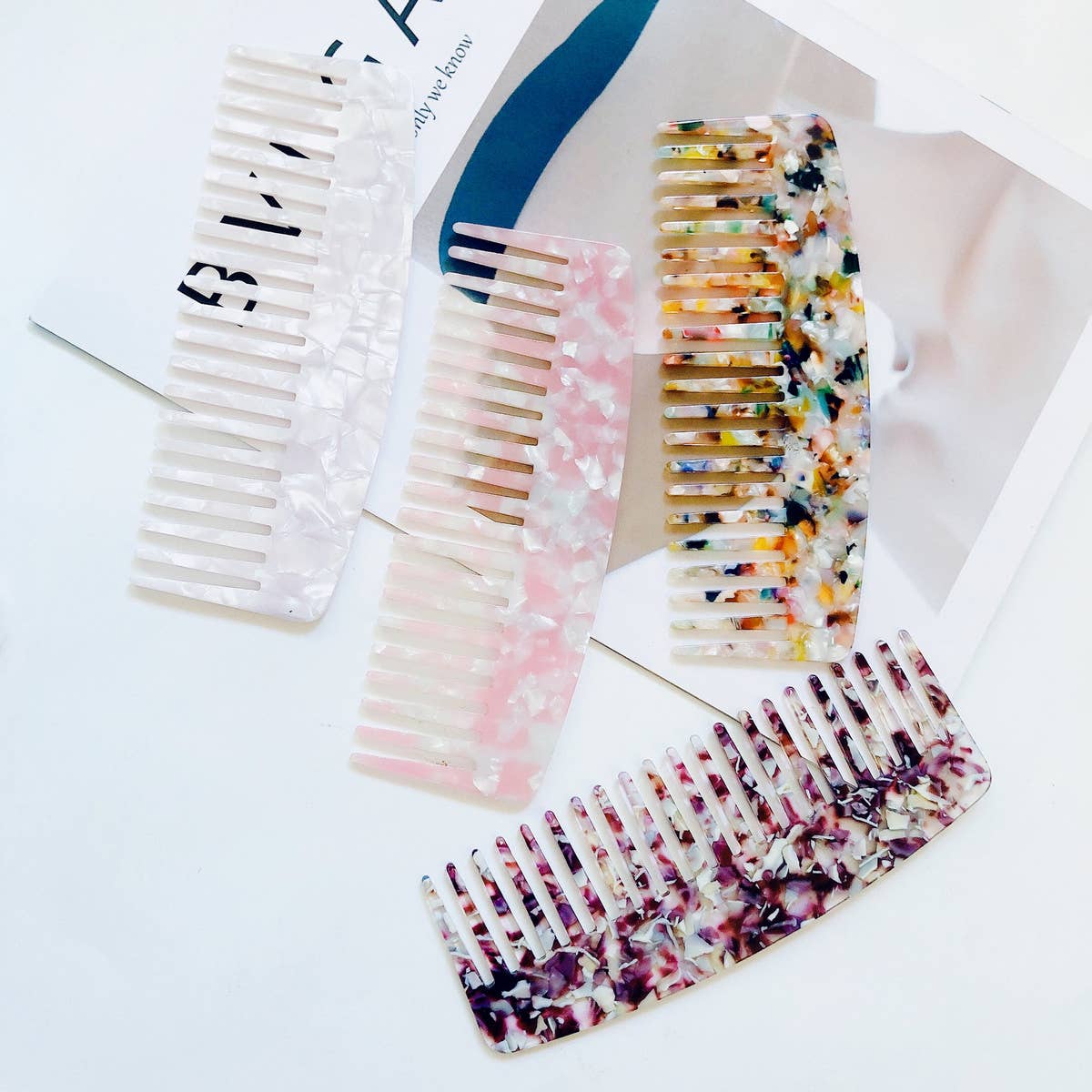 SIMPLE ANTI STATIC LEOPARD PRINT HAIR COMB_CWMM1093