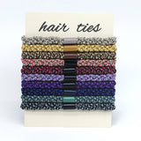 COLORBLOCK WEAVING COMMUTING HAIR SCRUNCHIES_CWAHA2719