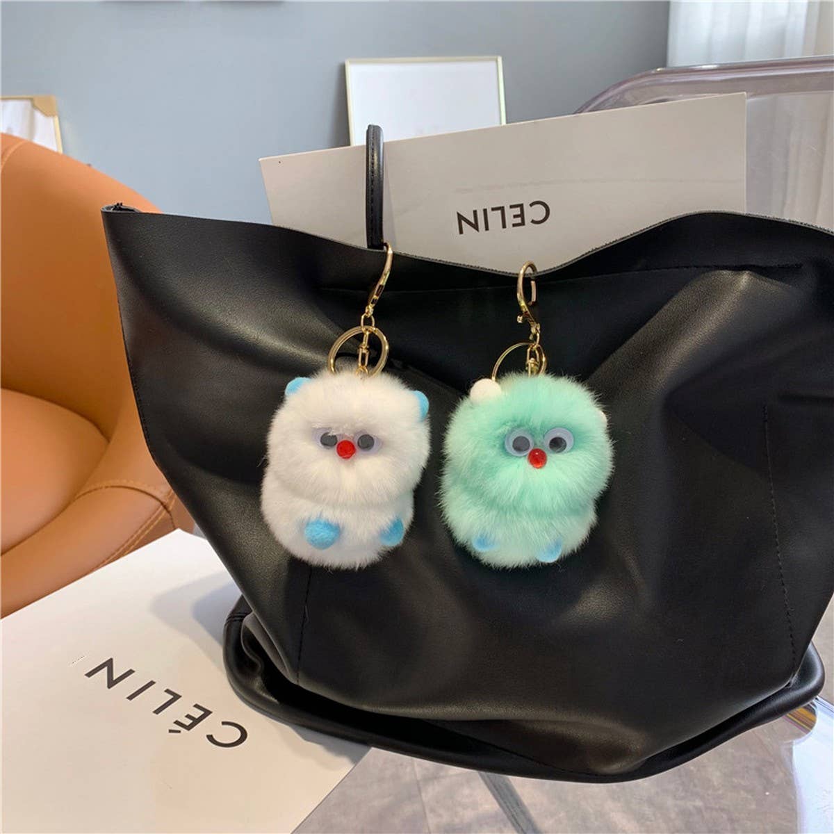 Little Monster Car Keychain Pendant Accessories_Cwmm2607