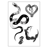 DARK TRIBAL SNAKE TATTOO BLACK MAMBA ARM STICKER_CWMM8374