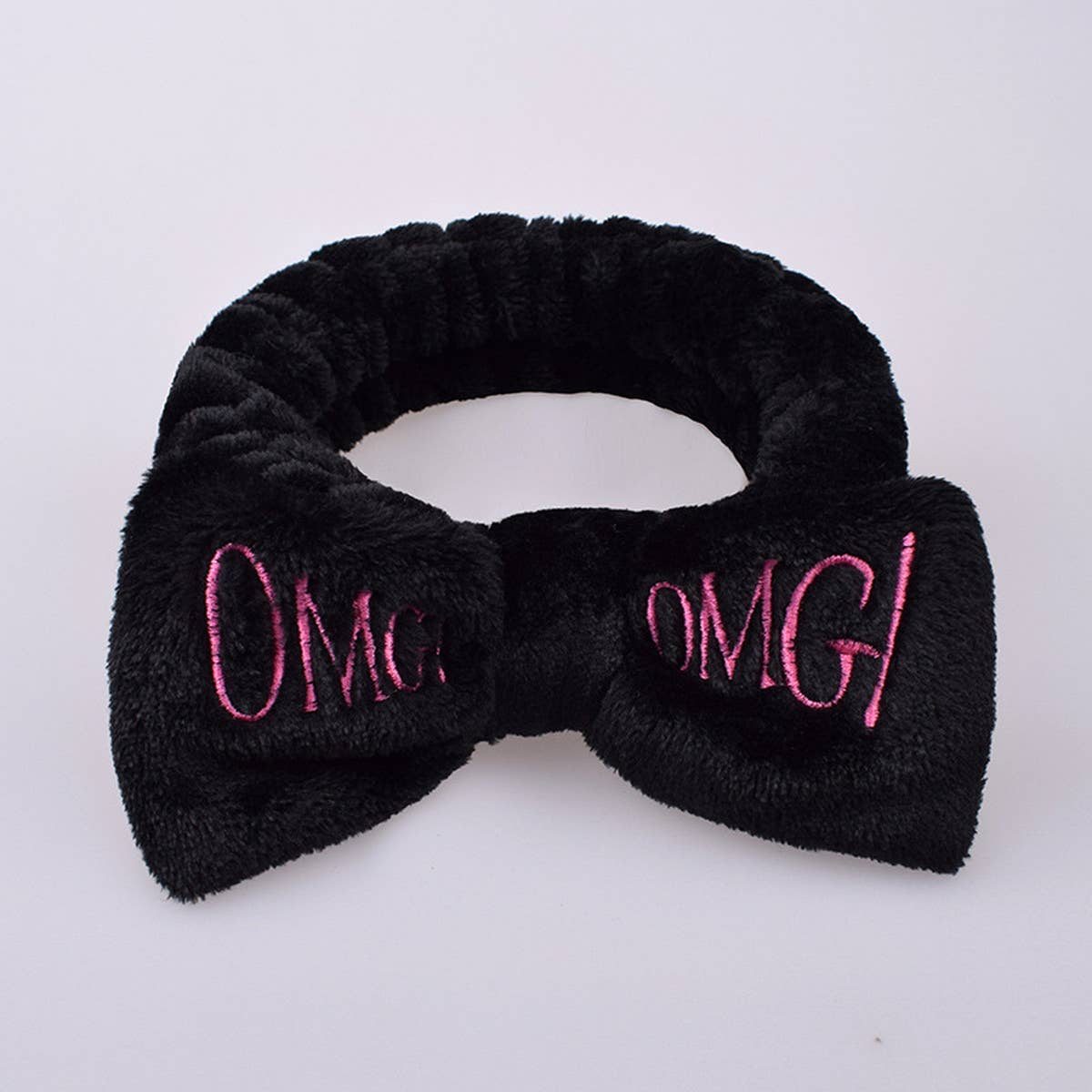 ALPHABET BOW FACE WASH HEADBAND_CWMM0726