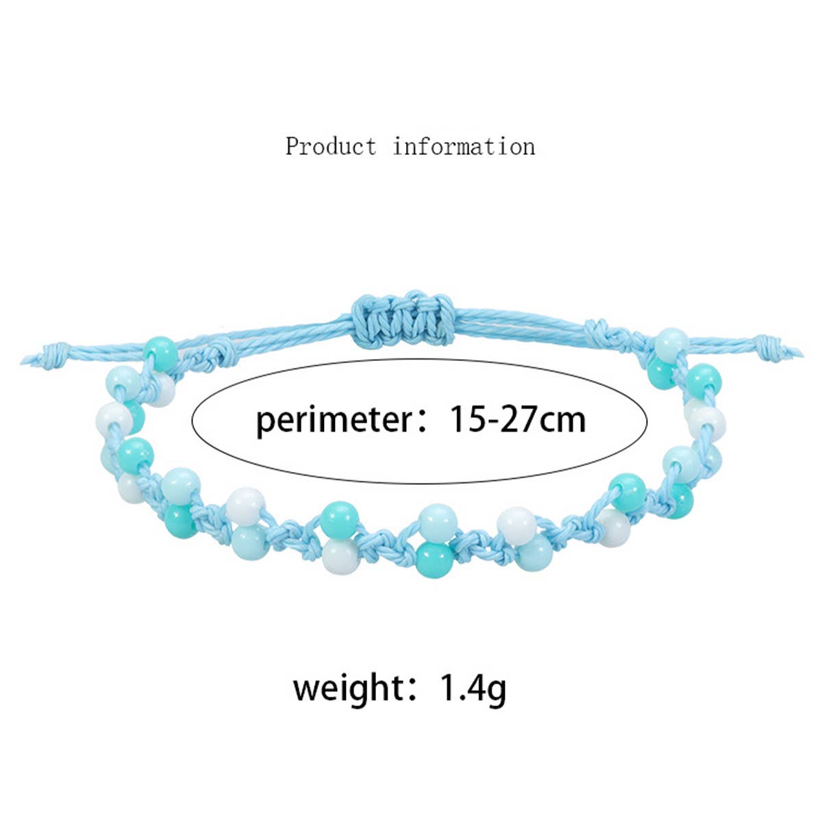 MACARON COLORED BEAD WOVEN BRACELET_CWAJE0728