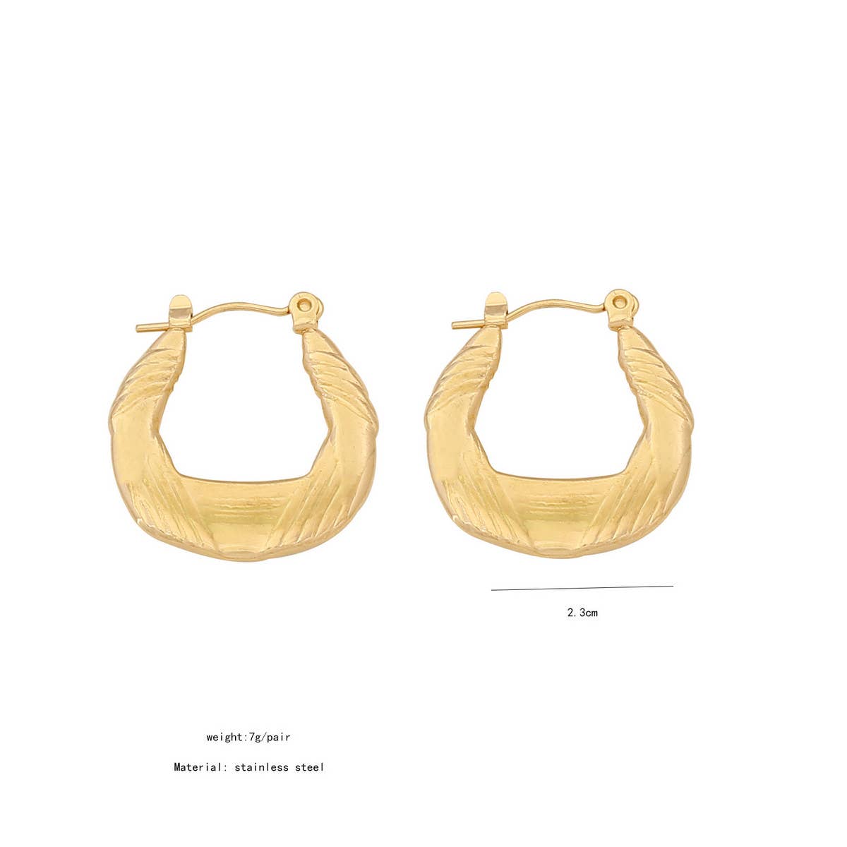 GEOMETRIC PERSONALITY IRREGULAR EARRINGS_CWAHA0876
