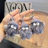 CUTE CARTOON BRIQUETTES CAR KEYCHAIN PENDANT_CWMM2587
