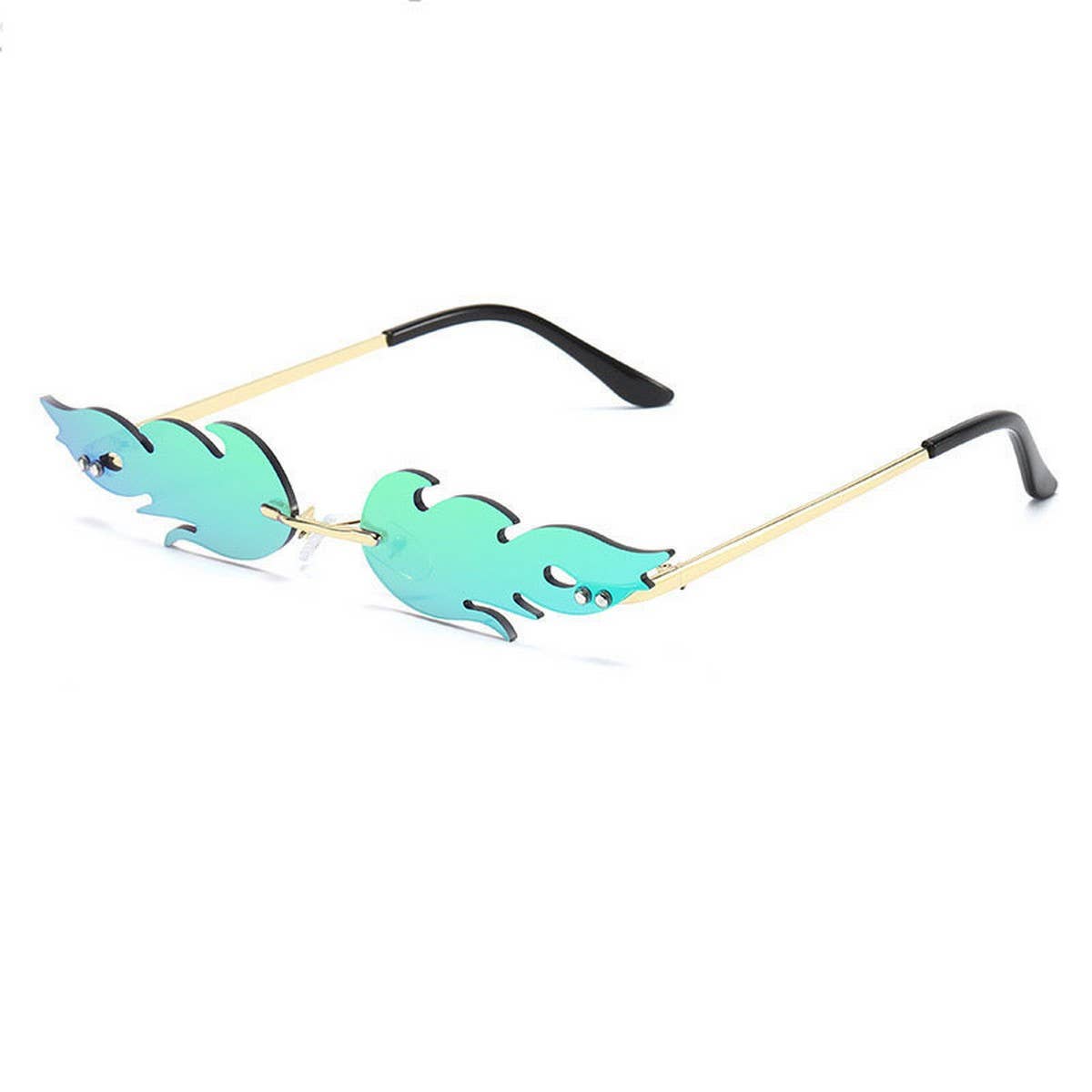 STATEMENT FLAME METAL FRAMELESS SUNGLASSES_CWASG0710