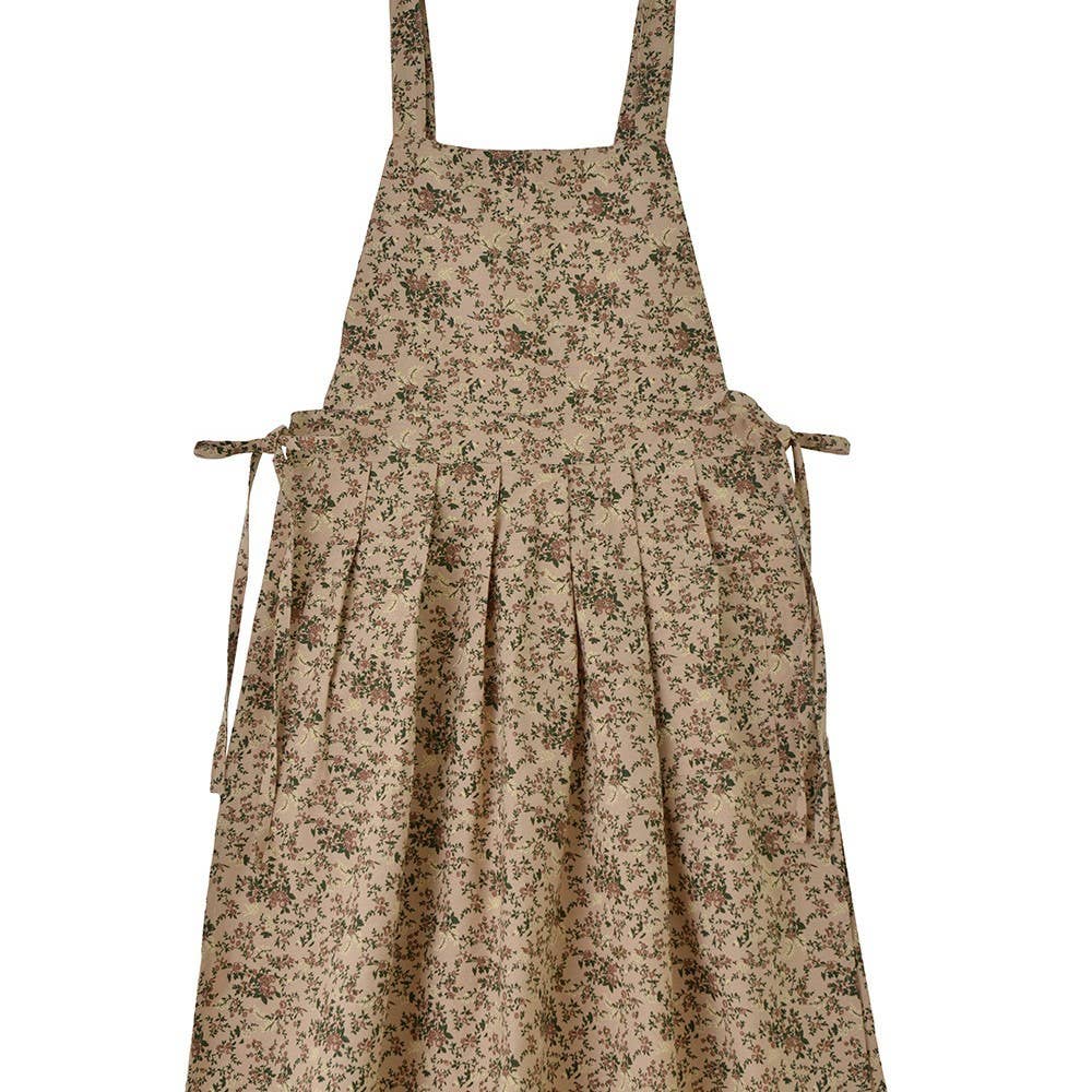 COTTON FLORAL PRINT APRONS WITH POCKETS VINTAGE_CWMM3292