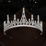 QUEENS HEADBAND CROWN WEDDING CRYSTAL TIARA_CWMM2024