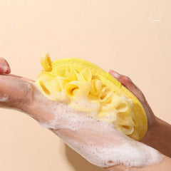 BATH POUF 2 IN 1 SOFT AND NON FRAGILE BATH BALL_CWMM3329