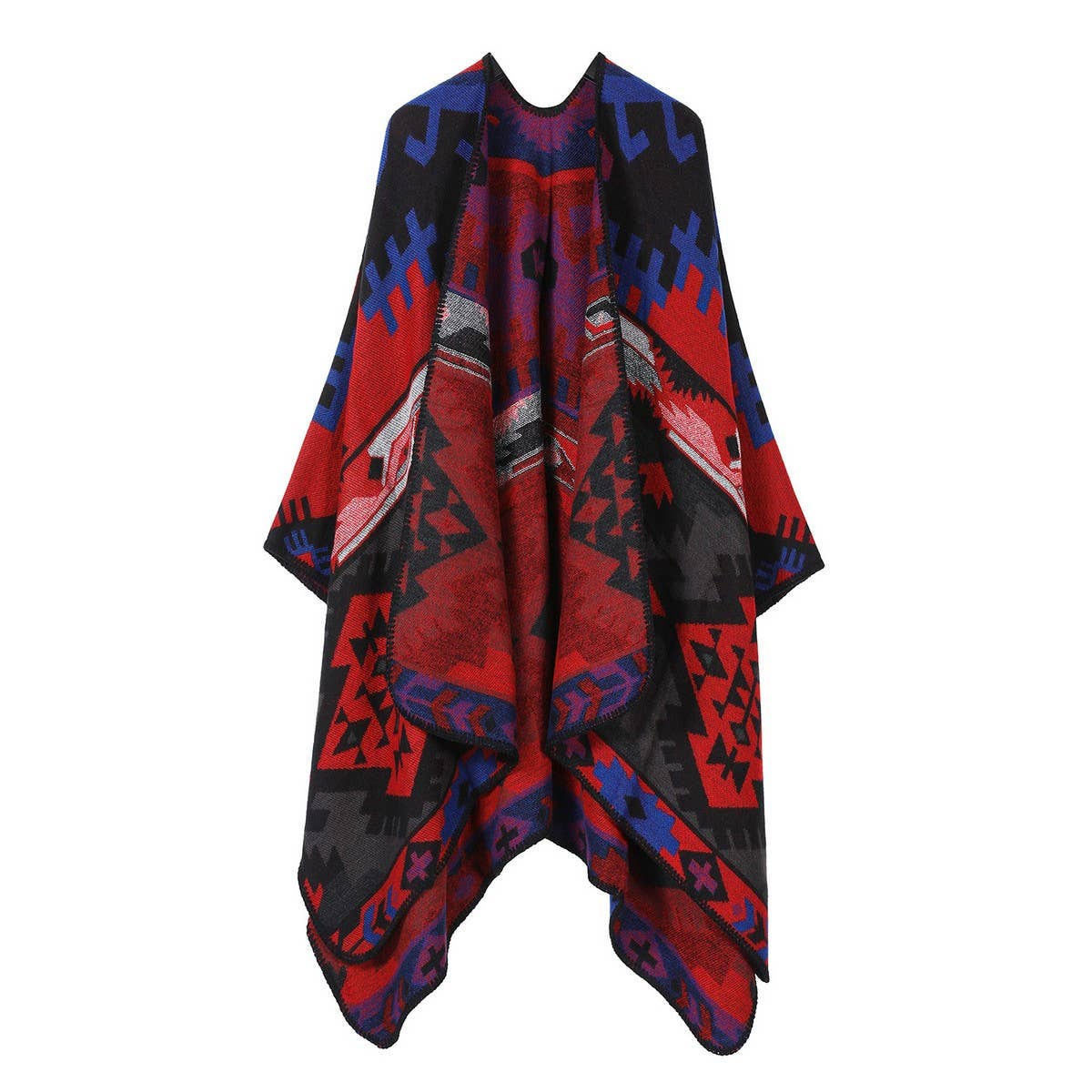 OUTER CAPE THICKENED CASHMERE CAPE WARM SCARF_CWASC2180