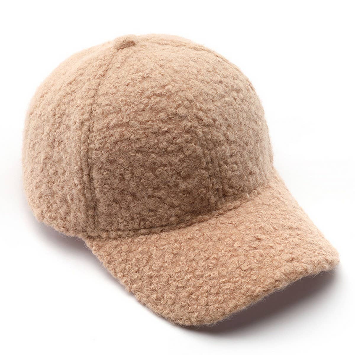 Winter Solid Color Fleece Baseball Hat For Women Cwah2821