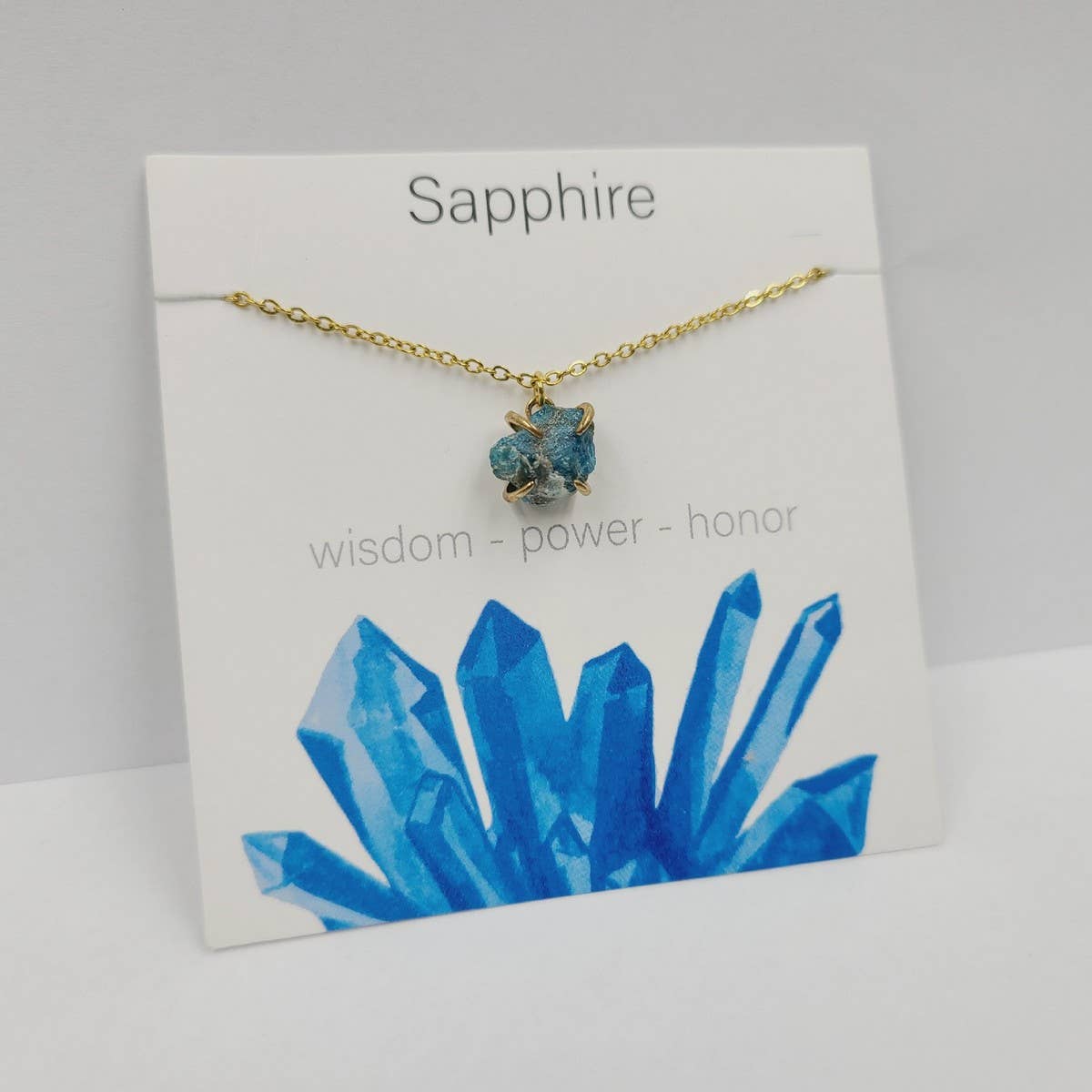 IRREGULAR FOUR CLAW NATURAL STONE NECKLACE_CWAJE1056