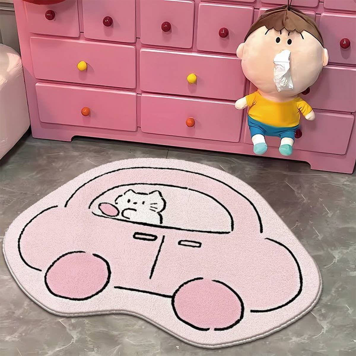 CARTOON CAKE MAT COZY RUG FOR BEDROOM BATH_CWMM7506