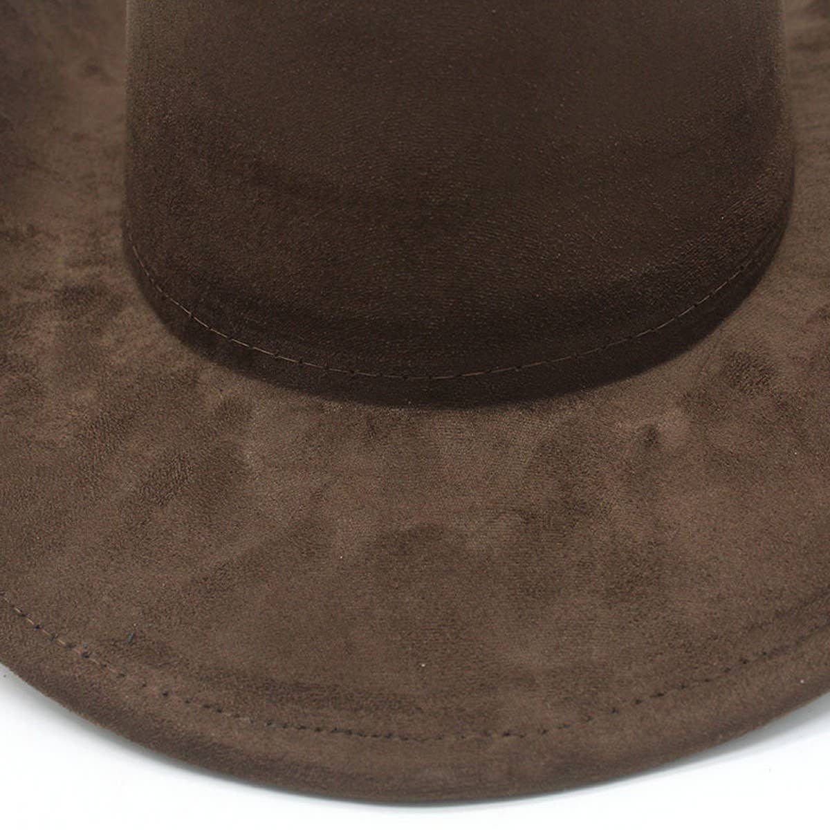 FAUX SUEDE FELT COWBOY HAT MENS CLASSIC FEDORA_CWAH2510