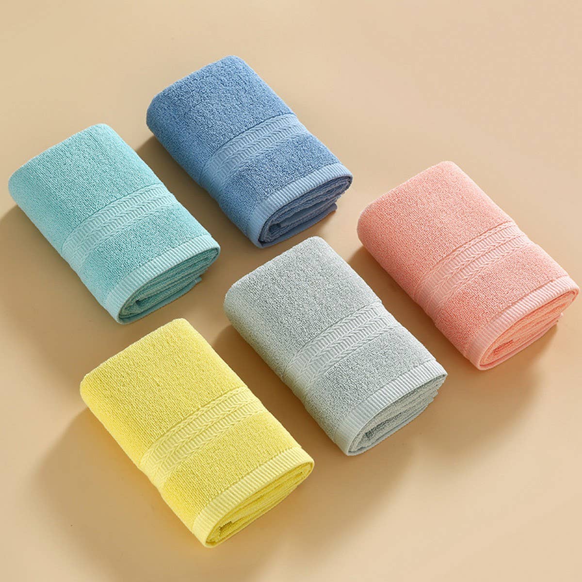 SIX PIECE HOUSEHOLD ABSORBENT TOWEL BATH TOWEL SET_CWMM2271
