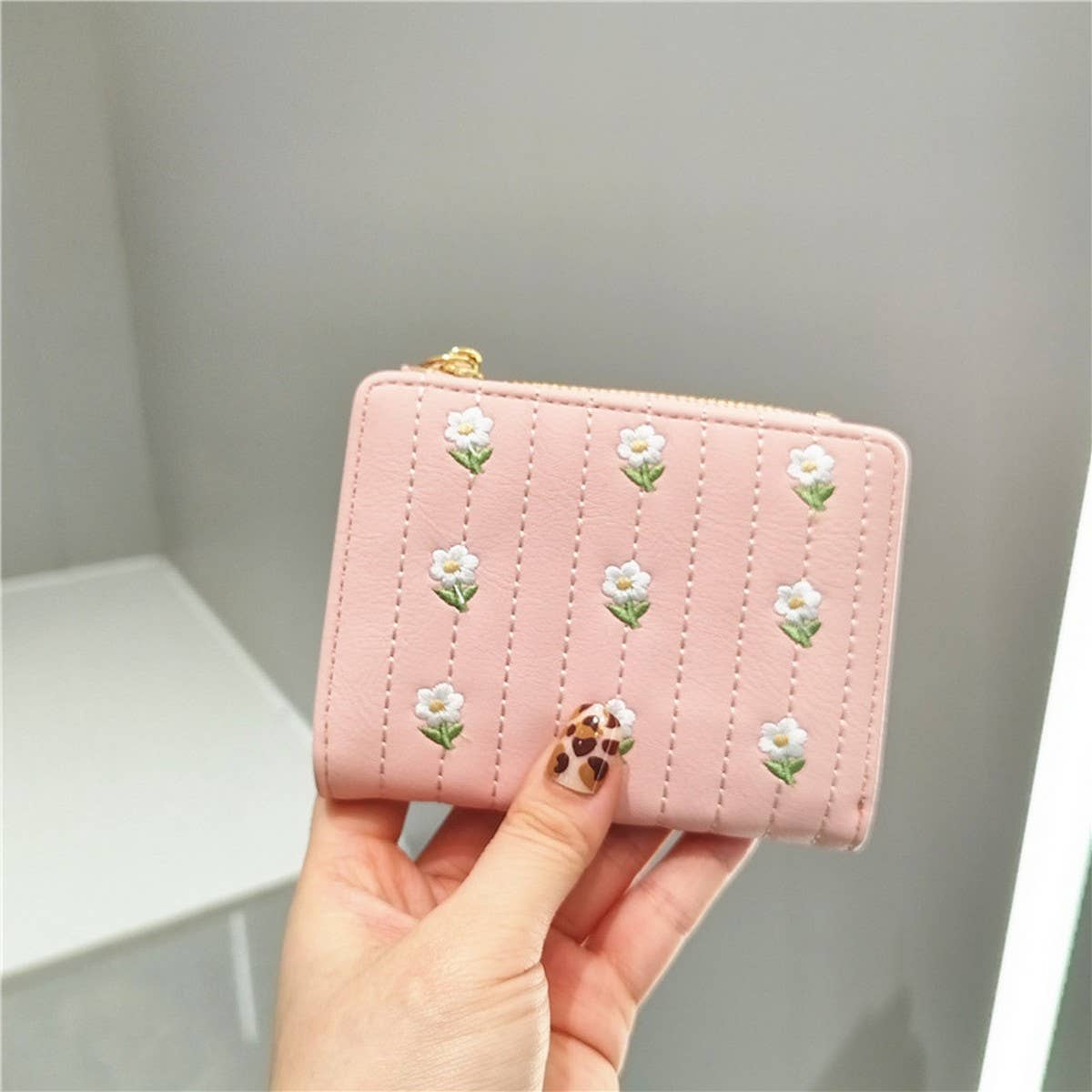 SWEET LADY FASHION CUTE EMBROIDERED LADIES WALLET_CWAB2570