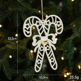 White Plastic Reindeer Star Christmas Tree_Cwmm9687