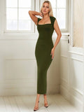 Womens Sexy Bodycon Maxi Dress
