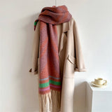 AUTUMN WINTER LONG SCARF THICK COZY WRAP_CWASC0974