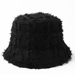 Cwah1508_Casual Plaid Bucket Hat