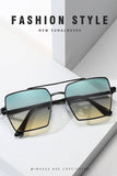 FLAT TOP FRAME SQUARE SUNGLASSES_CWASG0100