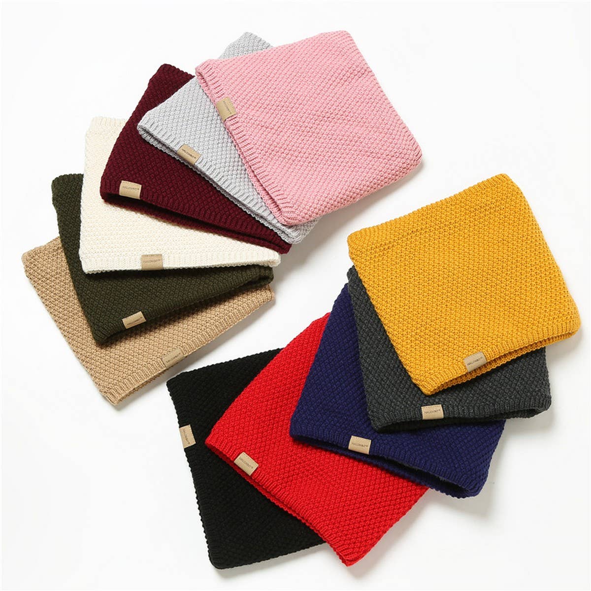 NEW SOLID COLOR TEMPERAMENT NECK GAITER_CWASC1041