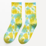 SIMPLE TIE DYED SKATEBOARD SOCKS_CWMS0269