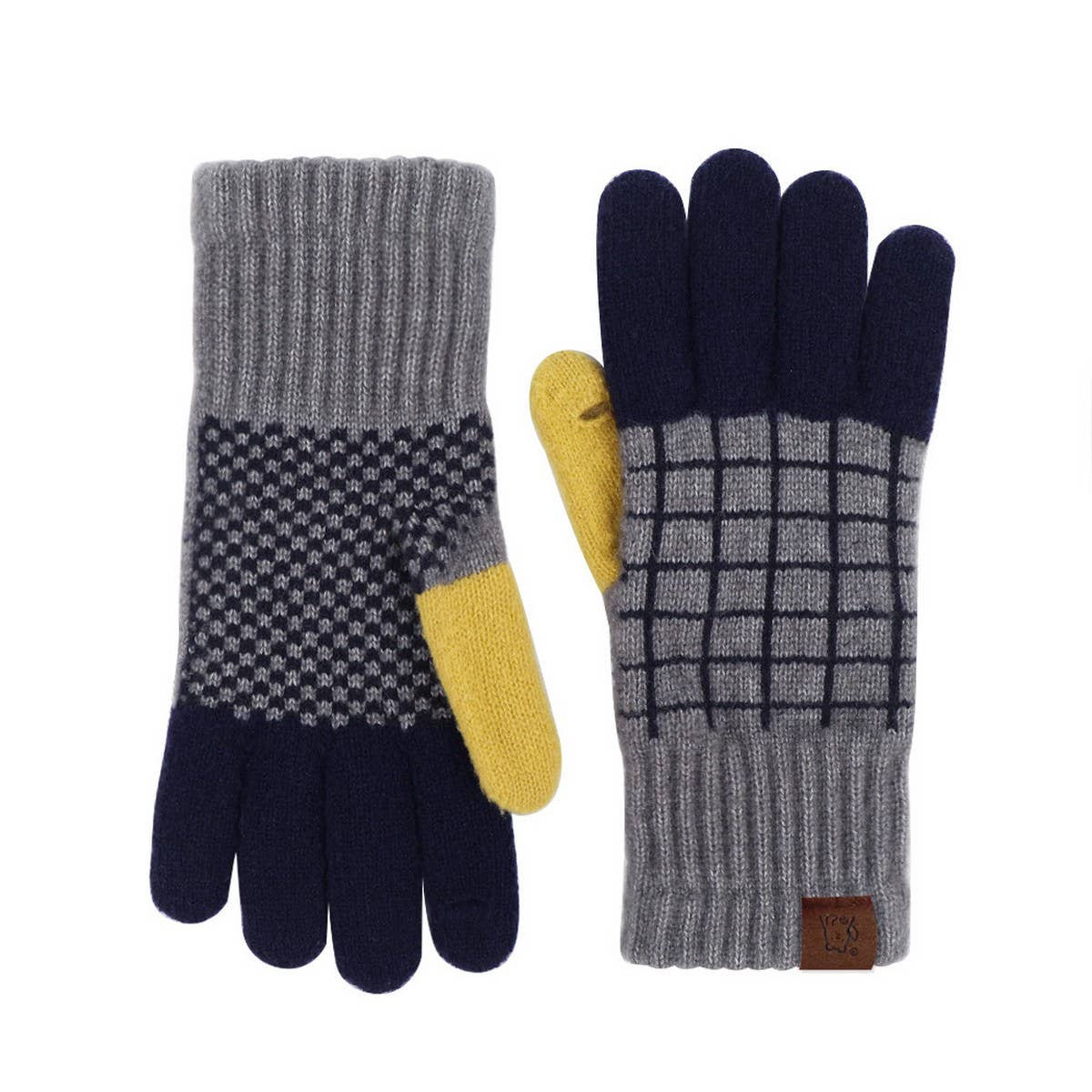 SELF HEATING KNIT GLOVES CUTE WARM DESIGN_CWAG0373