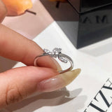 FASHIONABLE AND HIGH END SIMPLE ZIRCON OPEN RING_CWAJE3094